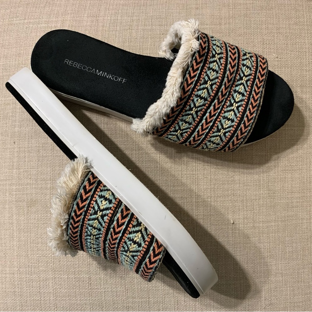 REBECCA MINKOFF. Slip on sandals. Women’s size 7